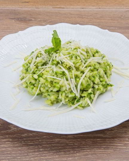 Рецепт зеленого ризотто со шпинатом