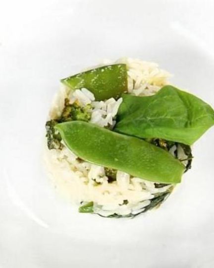 Рецепт зеленого ризотто