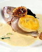 Дорада с картофельным пюре