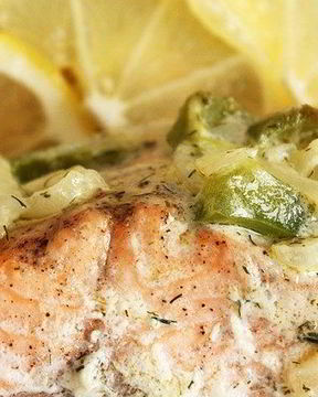 Форель под сливочным соусом