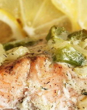 Форель под сливочным соусом