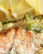 Форель под сливочным соусом