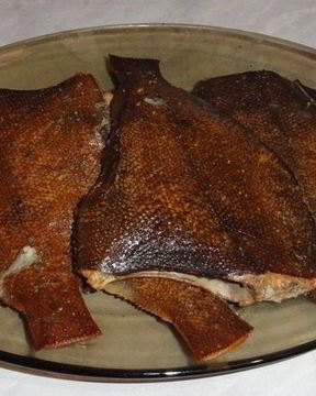 Камбала горячего копчения