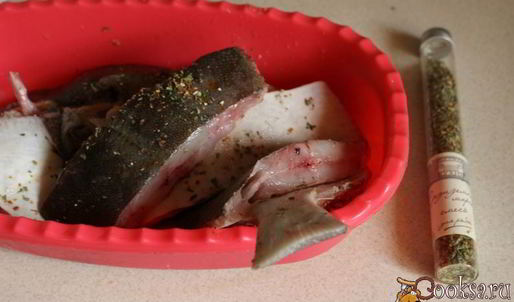 камбала в сметане