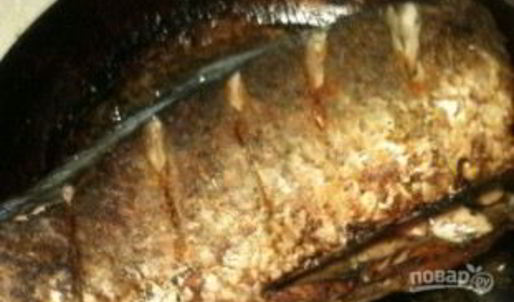 карп жареный