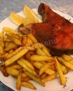 Кефаль жареная с картофелем по-домашнему