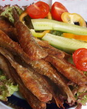 Корюшка жареная