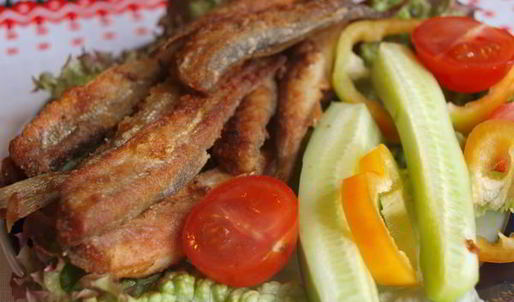 корюшка жареная