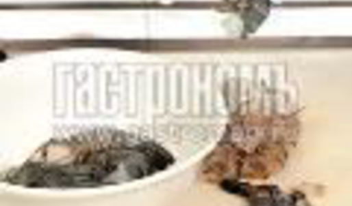 креветки на шпажках с соусом терияки