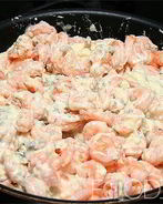 Креветки в сливочном соусе