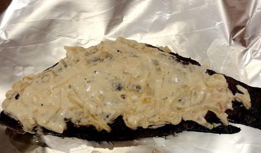 линь в сметане запеченный в фольге с рисом и жареными рыжиками