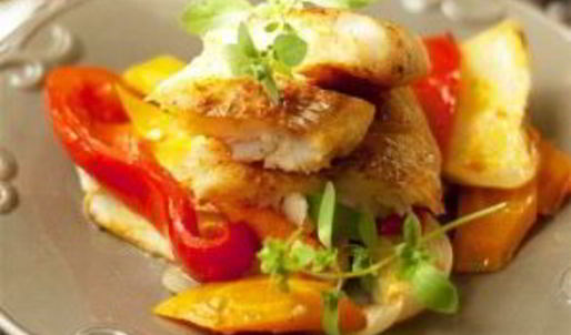 минтай с овощами