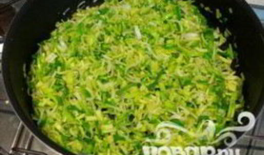 морские гребешки с фондю из лука-порея