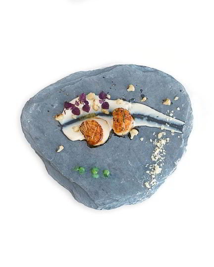 Рецепт морских гребешков с пюре из цветной капусты