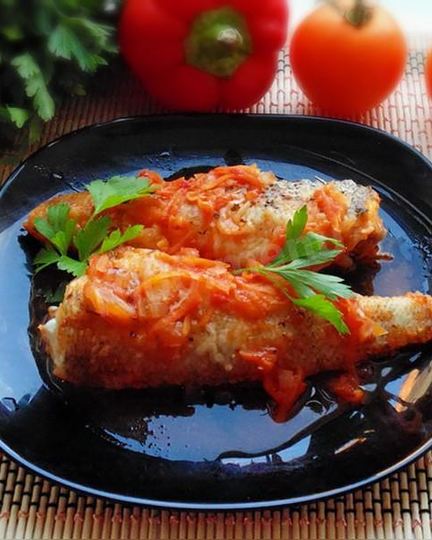 Рецепт нототении тушеной с овощами