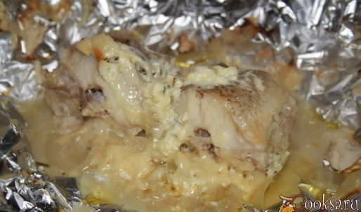 нототения в духовке с двумя сырами