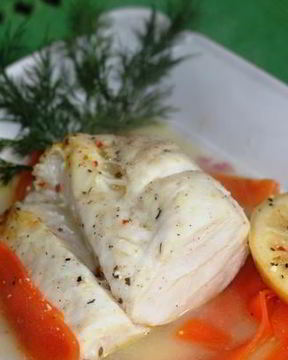 Отварная треска