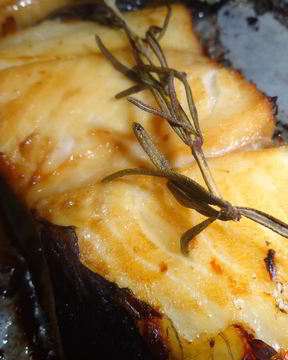 Палтус запеченный