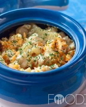 Рыба с картошкой в горшочке