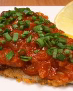 Рыба, жаренная под соусом