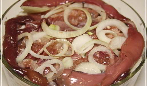 селедка в йогурте с горчицей