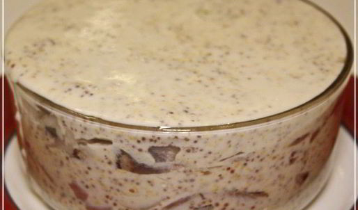 селедка в йогурте с горчицей