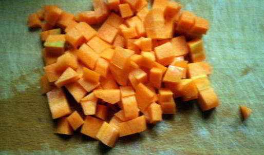 судак в имбирном маринаде на овощной подушке