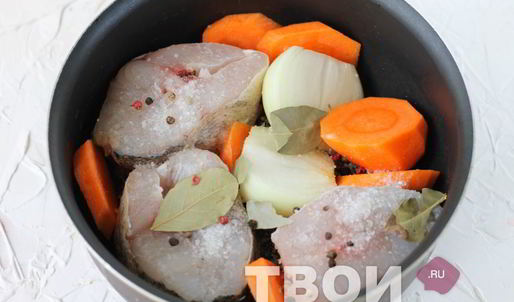 судак заливной