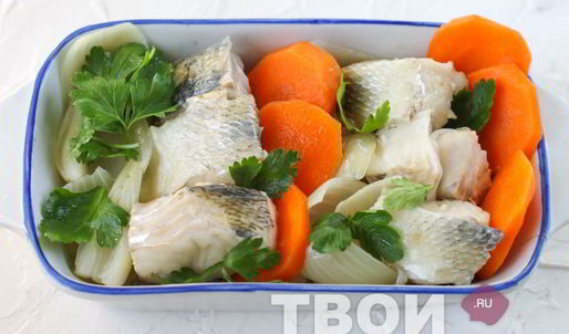 судак заливной