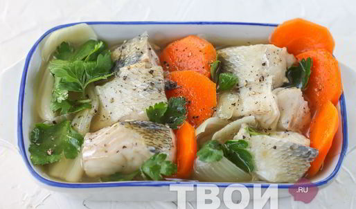 судак заливной