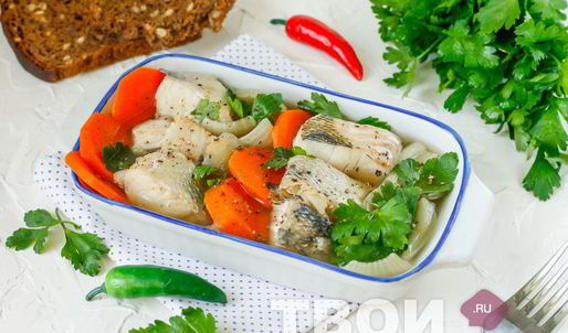 судак заливной