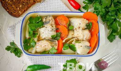 судак заливной