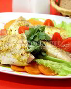 Судак запеченный в фольге