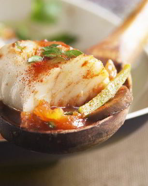 Треска с морковью