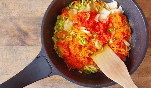 эскабече из судака с хрустящей корочкой из отрубей