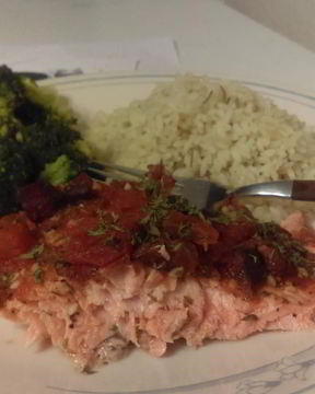 Запеченная форель Саратога