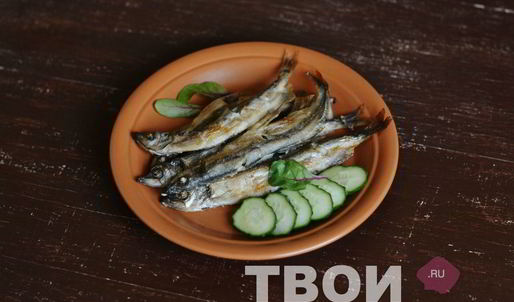 запеченная мойва