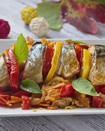 Рецепт запеченной скумбрии краски осени