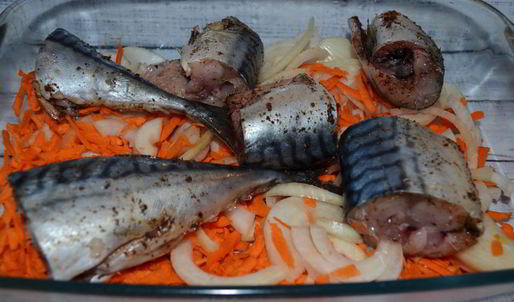 запеченная скумбрия
