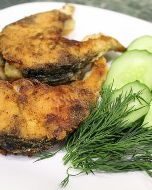 Жареная кефаль