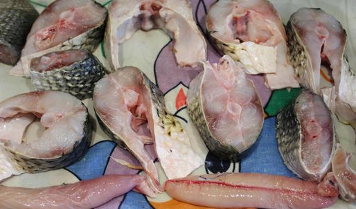 жареная кефаль