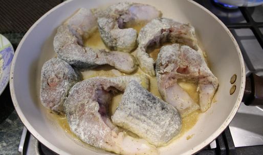 жареная кефаль