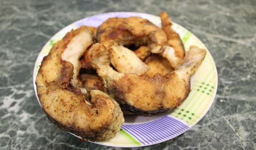 жареная кефаль