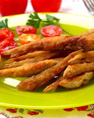 Жареные пескари