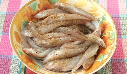 жареные пескари