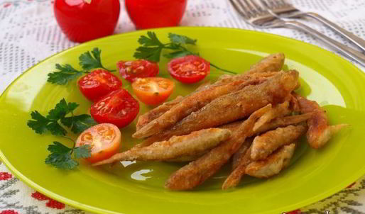 жареные пескари