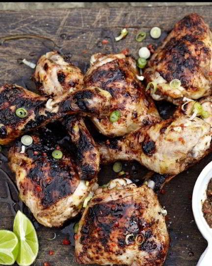 Рецепт быстрого куриного шашлыка, маринованного в ромовой заправке