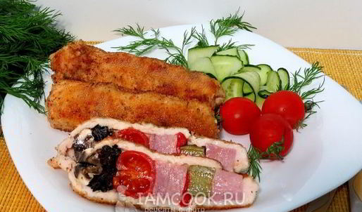 фаршированный шашлычок