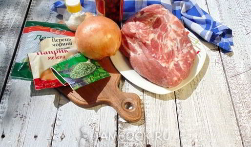 грузинский шашлык