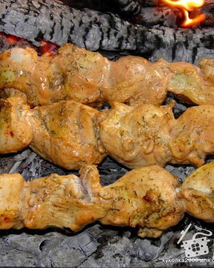 Рецепт куриного шашлычка